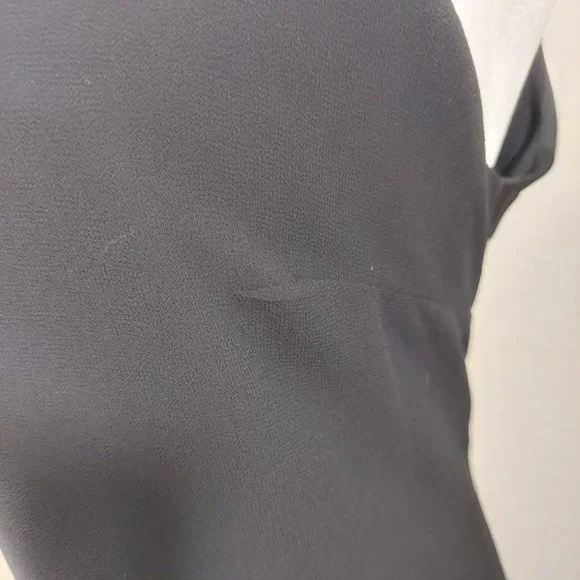 AFTER DARK Little Black Dress Sleeveless Skinny Strap SZ 16 - Picture 8 of 15